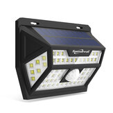 Somoreal SM-OLT10 Luce Solare a Parete con Sensore di Movimento PIR a 62 LED Angolo Ampio Impermeabile per Giardino Esterno Sentiero Cortile Lampada di Sicurezza