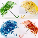 الإبداعية Colorful المظلة أوراق الشجرة شفافة الفطر قوس شجرة الطازجة البلاستيكية فقاعة المطر والعتاد