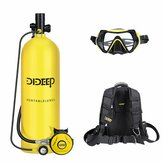 DIDEEP 3L Scuba Diving Tank Upgrade Pressure Gauge Diving Vest Bag Oxygen Cylinder Tank Set Snorkeling Equipment X6000