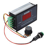 Controlador de velocidade PWM ajustável de 6-60V 30A para Motor com Display Digital