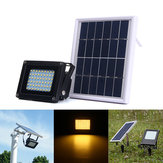 Güneş Enerjili 54 LED Sensör Sıcak Beyaz Sel Su Geçirmez IP65 Bahçe Güvenlik Lambası