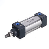 LAIZE SC 40mm Bore Air Cylinder 25-400mm Stroke Pneumatic Cylinder M12x1.25 Thread PT1/4 Connect Double Acting Pneumatic Air Cylinder
