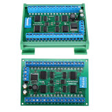 R4D1C32 12V 32 csatornás DIN sín RS485 vezérlő Modbus RTU protokoll távoli PLC bővítő kártya