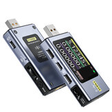 FNIRSI-FNB58 USB QC/PD Feszültség- és Árammérő Állandó Csatlakozó Többfunkciós Gyors Töltő Műszer HD Képernyő Megjelenítés Ember-Gép Interakció Kábel Felismerés Mérőmodul