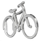 Rozsdamentes acél kerékpár alakú kulcstartó üveg sörös kupaknyitó kulcstartó EDC eszköz