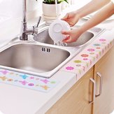 Küchenspüle Selbstklebende wasserdichte Paste Badezimmer Warmes Wildleder Elektrostatischer Druck Aufkleber     