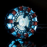 MK1 Акрил Дистанционный Вер. Тони DIY Дуговой реактор Лампа Набор Дистанционное Управление Источник света LED Flash Свет Сердце Комплект