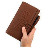 رجل الأعمال براثن حقيبة خمر طويل محفظة 16 بطاقة فتحات بطاقة حامل المعصم يد