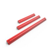 V shaped Line Ruler 6/8/12 Inches Precision Woodworking Measuring Marking Scribe Gauges Double Sided British System Scale