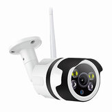 Caméra de sécurité IP 1080P Caméra de surveillance sans fil IP Onvif 200W 98ft Vision nocturne Bullet Moniteur pour bébé Audio bidirectionnel Étanche Détection