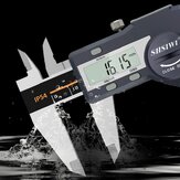 Paquímetro digital vernier de 0-150/200/300mm Paquímetro eletrônico de aço inoxidável Ferramenta de medição IP54 à prova d'água