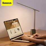 Baseus Smart LED Schreibtischlampe mit Augenschutz Studien Dimmbar Bürolicht Klappbare Tischlampe Smarte adaptive Helligkeit Nachttischlampe zum Lesen