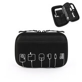 CROSSGEAR Digital Storage Bag Double Layers with Hard shell for Charging Cable Hard Drive Power Bank