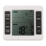 Congelador digital inalámbrico Termómetro Alarma audible interior al aire libre con Sensor