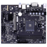 Színes BATTLE-AX B450M-HD V14 számítógép alaplap PC asztali alaplap támogatja az AMD Socket AM4 és Ryzen sorozatú processzorokat Kétcsatornás DDR4 hangszigetelt LED fény