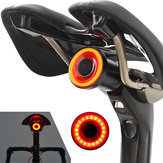 XANES STL07 Luz traseira inteligente para bicicleta com sensor de freio, carregamento USB, à prova d'água IPX6