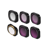 Набор фильтров для объектива 6 штук MCUV+CPL+ND4+ND8+ND16+ND32 для камеры DJI OSMO POCKET Gimbal