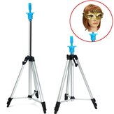 Adjustable Tripod Stand Hair Mannequin Training Head Holder Hairdressing Clamp with Bag
