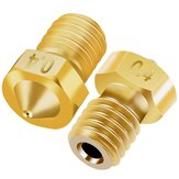 SIMAX3D® 5PCS 0.2/0.3/0.4/0.6/0.8/1.0mm M6 E3D V5 V6 Hotend Extruder Threaded Brass Nozzle for 3D Printer Parts