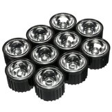 10 pezzi 60 ° 90 ° 120 ° LED lente per lampadina nera ad alta potenza fai da te lampada