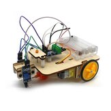 Kit telaio di camion robot intelligente per l'apprendimento dell'educazione a vapore, circuito elettronico per giocattoli fai da te con Arduino