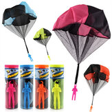 Игрушка-парашют, забавная игрушка на открытом воздухе, На открытом воздухе, спортивные игрушки, случайный цвет, с солдатом, Кукла
