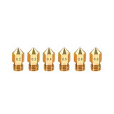 TWO TREES® Brass Düse 1,75 mm M6 Gewinde 0,2 / 0,3 / 0,4 / 0,5 / 0,6 / 0,8 mm für 3D-Drucker