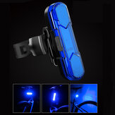 BIKIGHT 30LM Kerékpár hátsó lámpa vízálló USB-töltővel, ultravilágos 4 LED-móddal hegyi és országúti kerékpárokhoz
