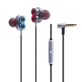 [Dual Dynamic Treiber] Caldecott KDK-503 Sweatproof Noise Cancelling Wired Kopfhörer mit Mikrofon