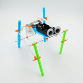Robot éducatif jouet électrique à quatre pattes, jouet assemblé pour enfants