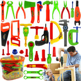 Caja de herramientas de mantenimiento Juego de juego de niños portátil Juego de reparación de niños Juego de juguete educativo para niños