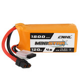 Bateria Lipo CNHL MINISTAR 14.8V 1800mAh 120C 4S com plug XT60 para drones de corrida RC