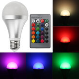 E27 12W RGBW Dimmable Smart Colorido Globo luz LED Bombilla Control remoto AC85-265V
