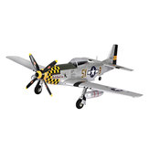 TOP RC 4 canali apertura alare 750mm EPO Park Flyer P51 Mustang (768-1) KIT / PNP RC Airplane -Yellow