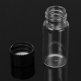Botellas de vidrio transparente de 10 ml Puntos experimentales de embotellado 22*50 mm