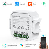 BlitzWolf® BW-SS6 WIFI Smart Curtain Module APP Remote Controller Timing Open/Close Work with Google Assistant Amazon Alexa