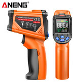 ANENG TH06 Infrared Temperature VA Reverse Screen Thermometer 12:1 Optical Resolution 0.1℃ Display Repeatability Industrial Detector Sensor Instrument Tool