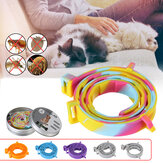 65cm Haustierbedarf Insektenschutz Anti-Floh-Halsband Katze und Hund Flohschutz Halsband Aluminium Boxed