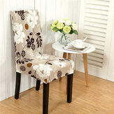 Honana WX-915 Elegante elastische Stuhlabdeckung mit Blumenlandschaft für Esszimmer, Zuhause, Hochzeitsdekoration