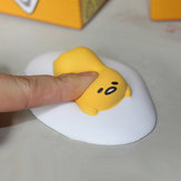Brinquedos macios em forma de ovo escalfado de simulação de 9 cm para aliviar o estresse presente de novidade de crescimento lento