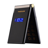 TKEXUN M2 Flip Phone 2800mAh 3,0 pollici Touch Screen Blutooth FM Dual Carta Sim Flip Feature Phone
