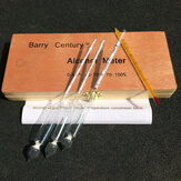 Kit de herramientas de medición de alcohol para medir la concentración, termómetro, hidrómetro y barra de prueba