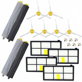 20Pcs Replacements for iRobot Roomba 805 860 861 870 871 880 885 890 960 961 964 966 970 980 Vacuum Cleaner Parts Accessories Main Brushes*4 Side Brushes*6 HEAP Filters*4 Screws*6 [Not-original]