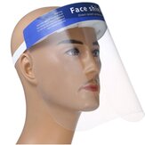 Máscara protetora Facial anti respingo e saliva com proteção facial completa e banda ajustável - Conjunto com 5 peças