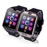 Bakeey Q18 Slaapmonitor Stappenteller Camera SMS SIM TF-kaart Bluetooth Slimme horloge voor IOS Android