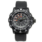 WAITIME ™ 8015 Military Wind Men Relógio de pulso Silicone Strap Luminous Display Quartzo Watch