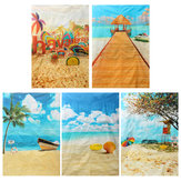5x7ft Summer Sunshine Beach Vocation Sea Photography Backdrop Studio Prop Background 