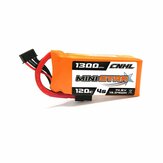 Batteria al litio polimero CNHL MiniStar 14,8V 1300mAh 4S 120C con connettore XT60 per droni RC FPV Racing