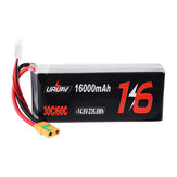 URUAV 14.8V 16000mAh 30/60C 4S Lipo Battery XT90 Plug for RC Quadcopter Agriculture Drone Outdoor Charger Power