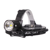 Lampe frontale LED XHP 50 de 1100LM pour vélo, cyclisme, camping, chasse et situations d'urgence avec batterie 18650